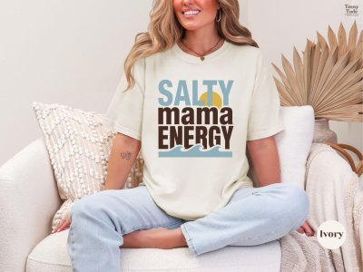 Salty Mama Energy tee